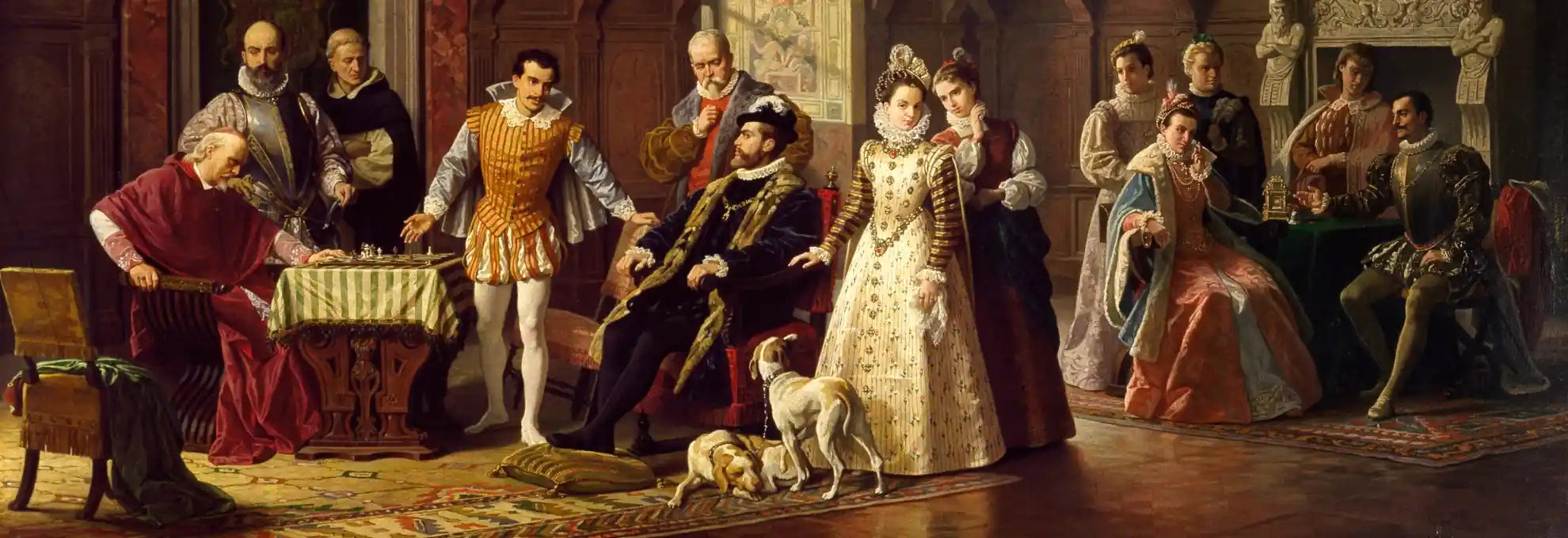 International chess tournament court of king philip of spain