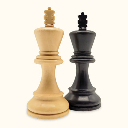 Chess pieces American Staunton ebonized king
