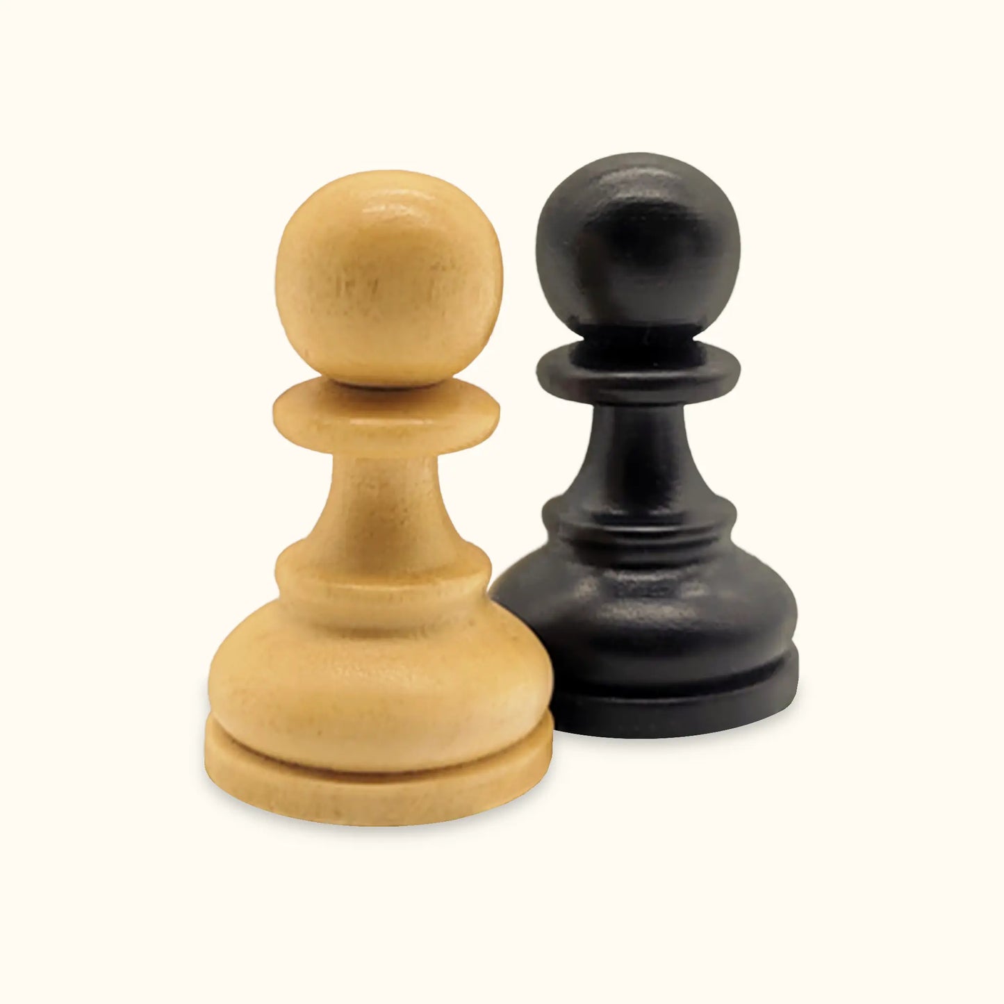 Chess pieces American Staunton ebonized pawn