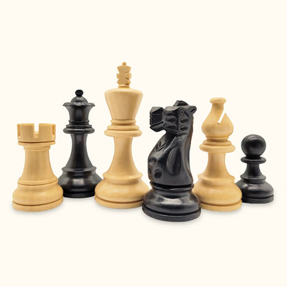 Chess pieces American Staunton ebonized set