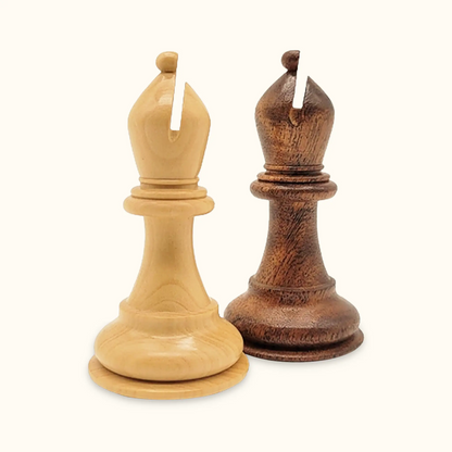 Chess pieces Stallion Knight acacia bishop