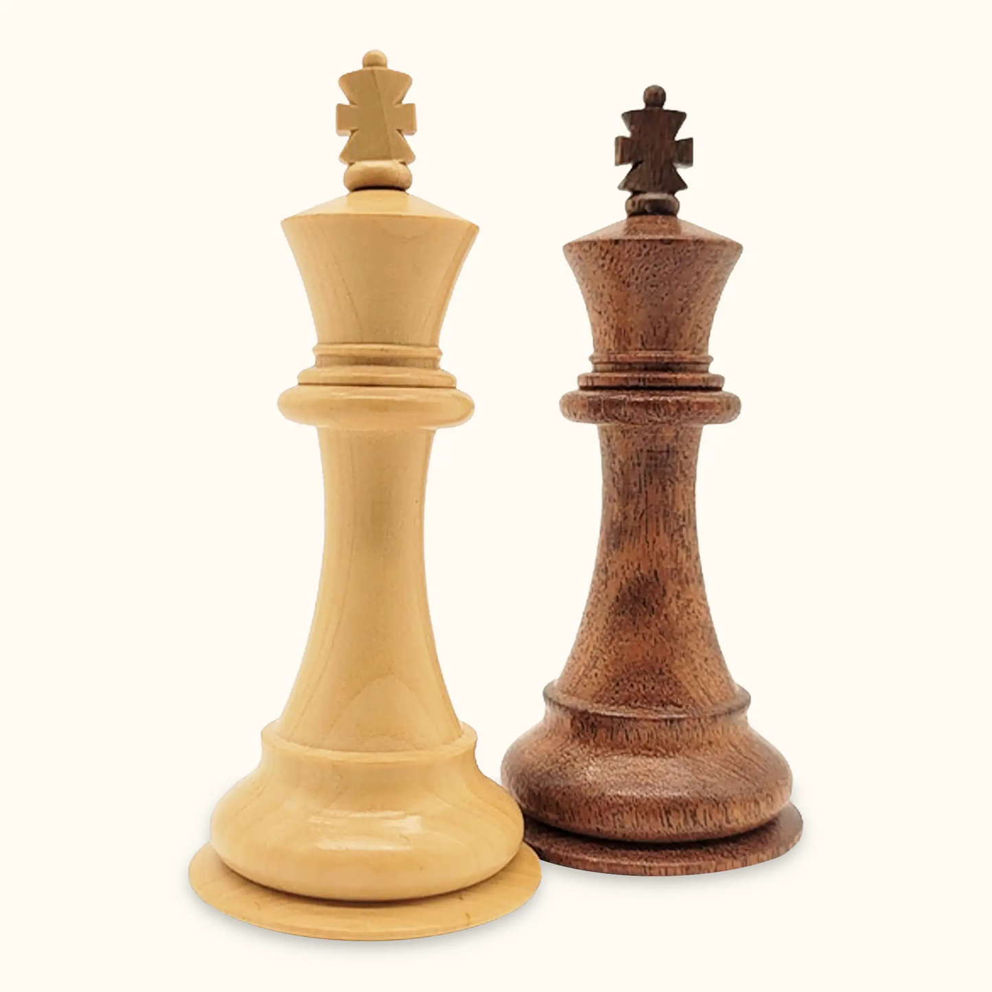 Chess pieces Stallion Knight acacia king