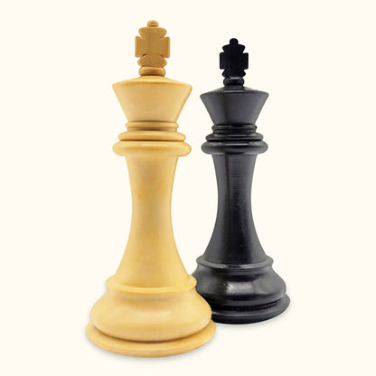 Chess pieces Alban Knight ebonized king
