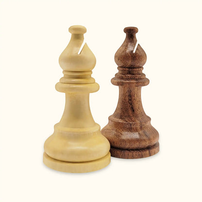 Chess pieces American Staunton acacia bishop