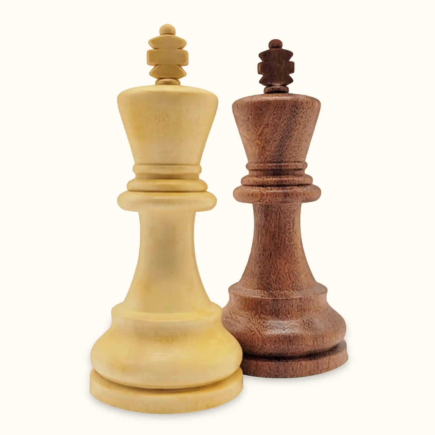 Chess pieces American Staunton acacia king
