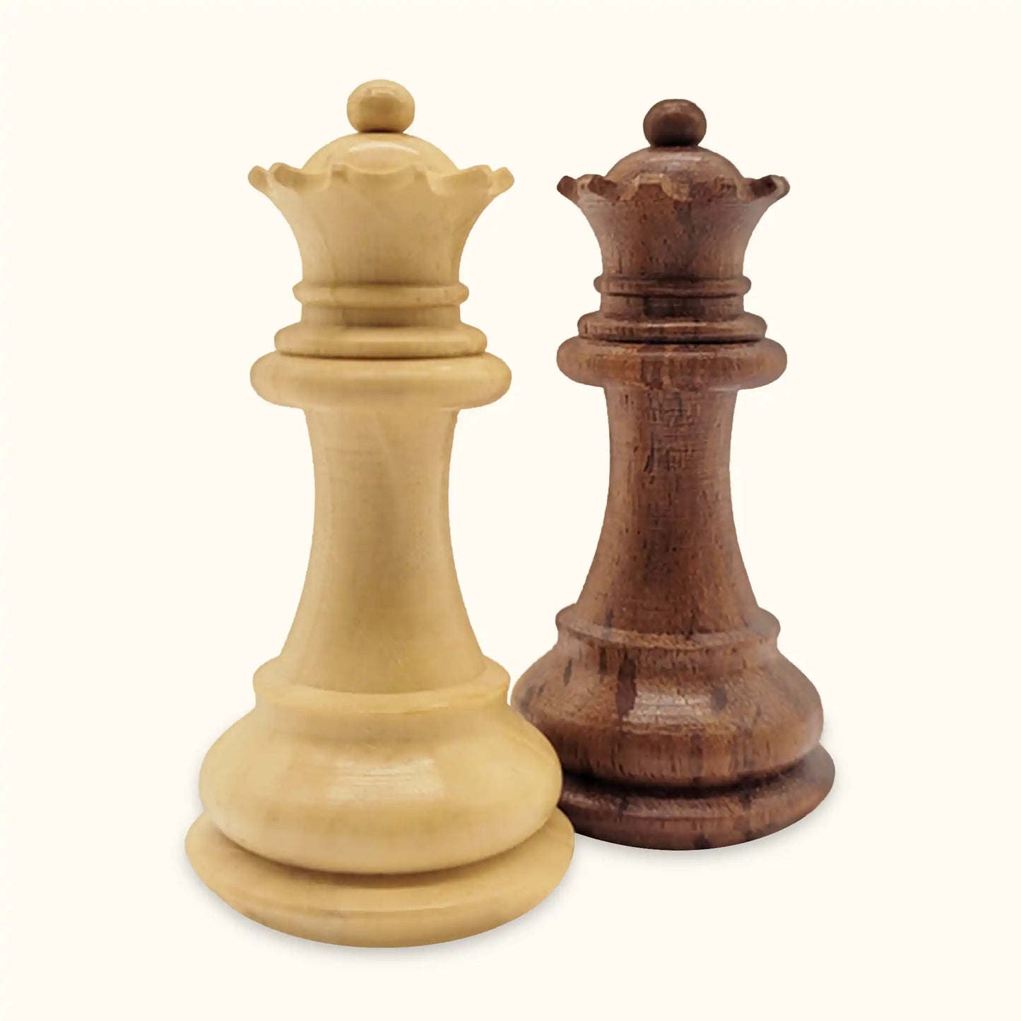 Chess pieces Grace acacia queen