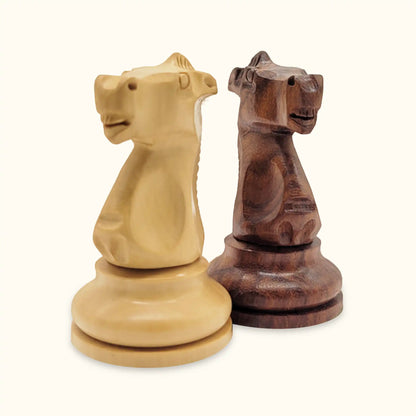 Chess pieces Fischer palisander knight