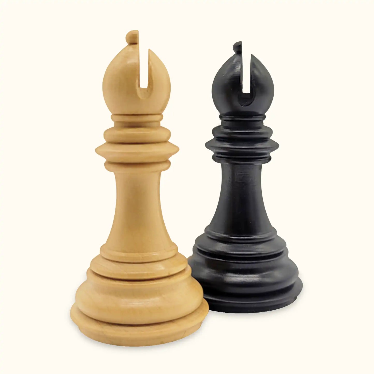 Chess pieces Imperial ebonized bishop