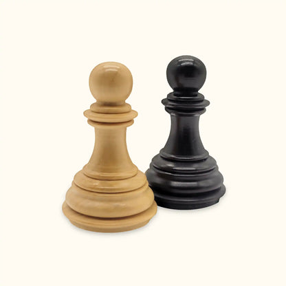 Chess pieces Imperial ebonized pawn