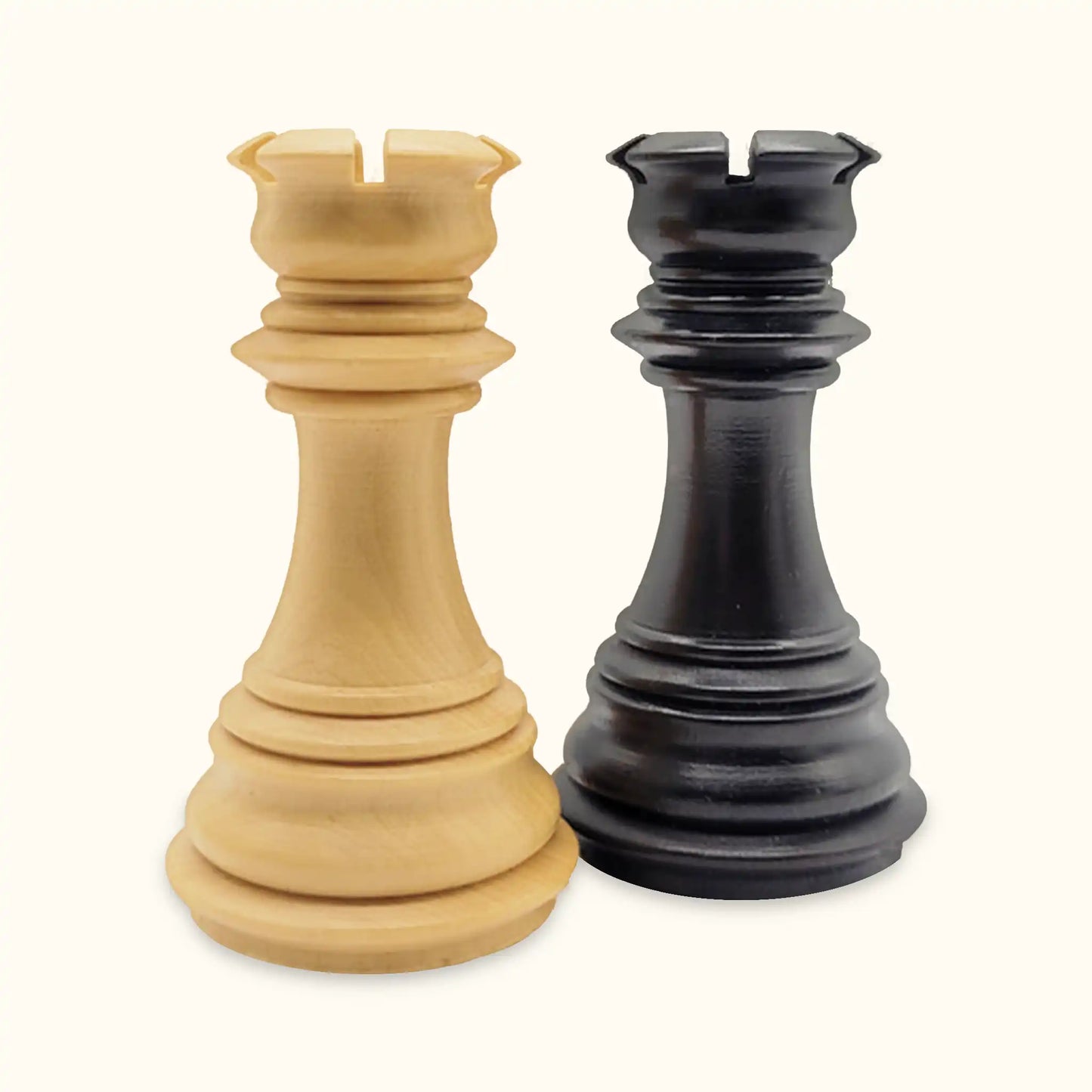 Chess pieces Imperial ebonized rook