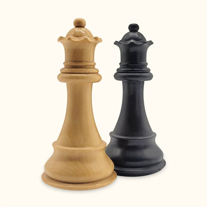 Chess pieces kings bridal ebonised queen