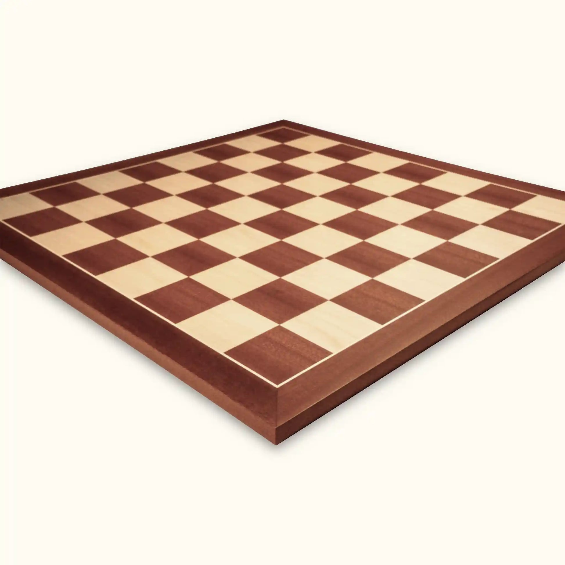 Ebony Chess Board with Rosewood Border - 2in Squares