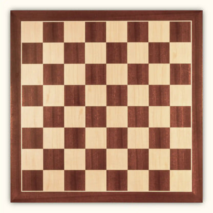 Chessboard mahogany standard 55 mm