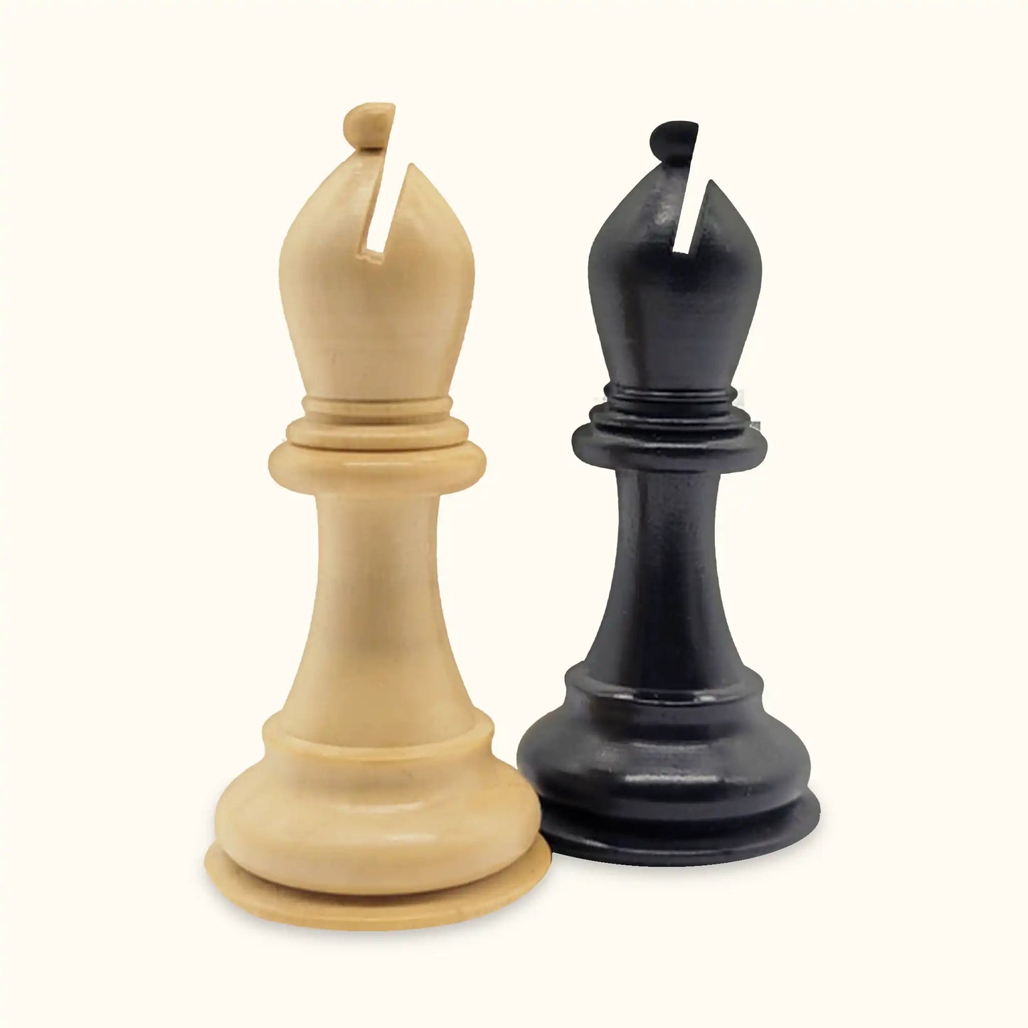 Chess pieces Spassky ebonized bishop