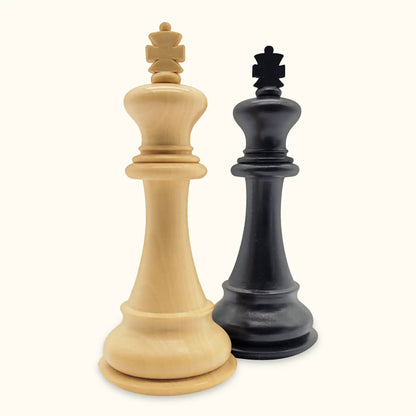 Chess pieces Spassky ebonized king