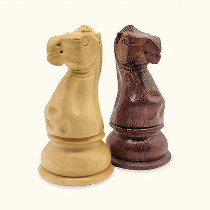 Chess pieces Spassky palisander knight