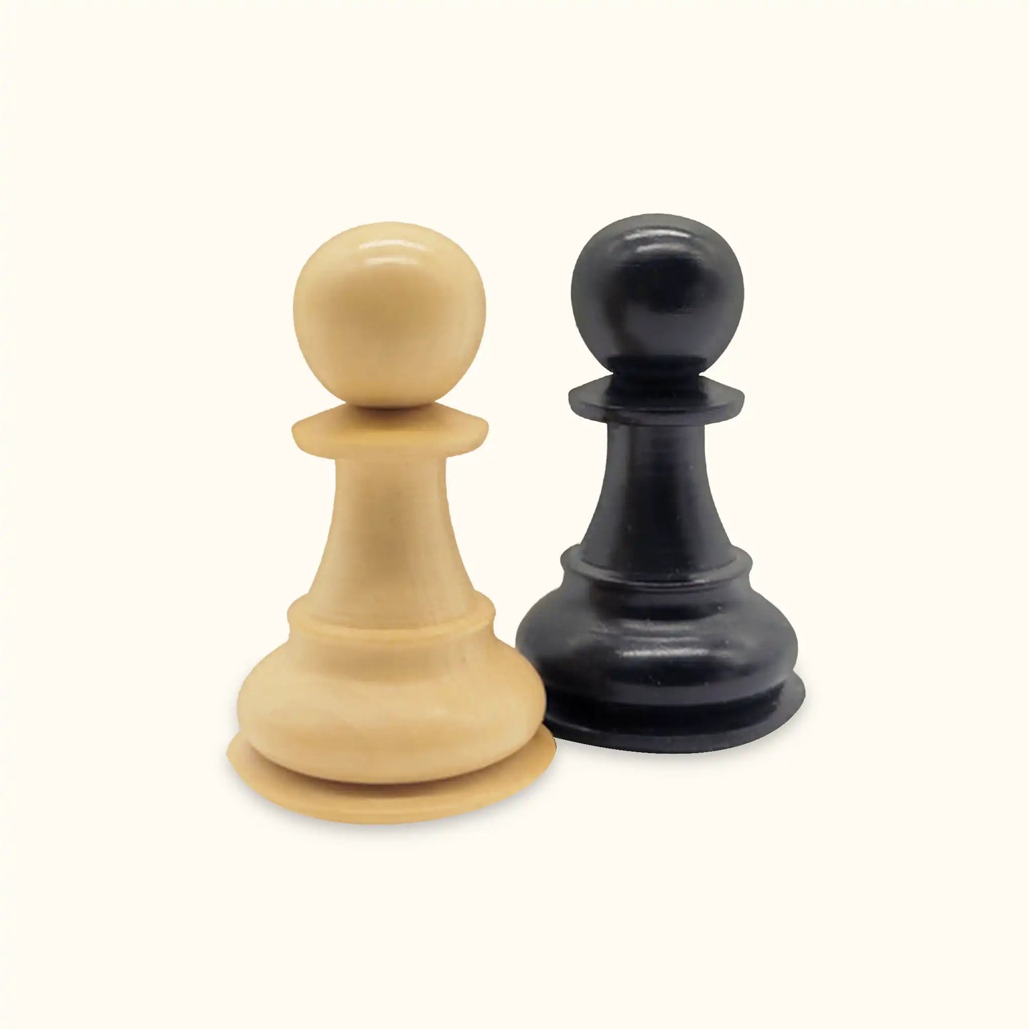 Chess pieces Spassky ebonized pawn