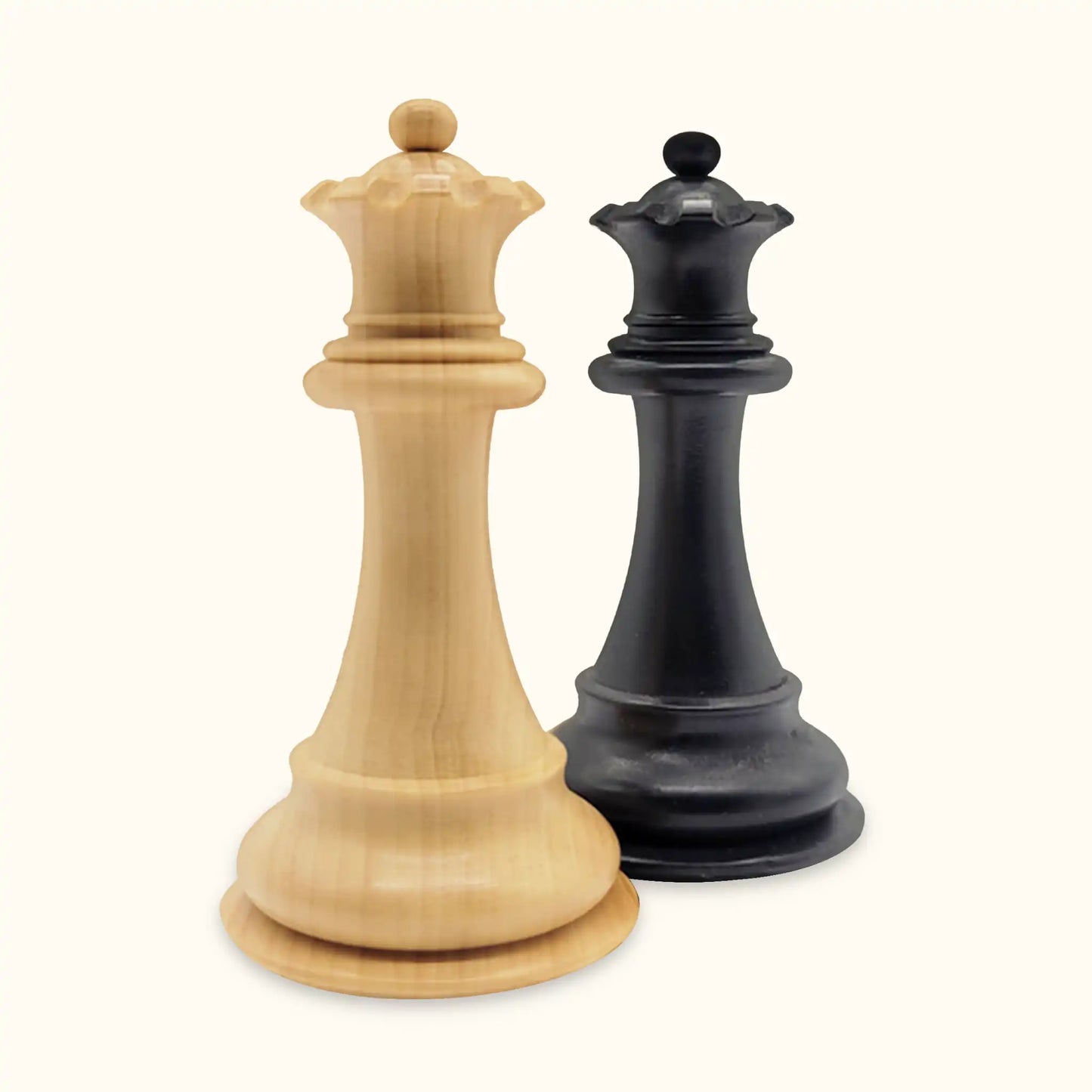 Chess pieces Spassky ebonized queen