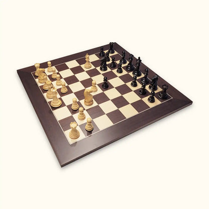 Chess set london at dusk with chess pieces supreme and chessboard wenge deluxe