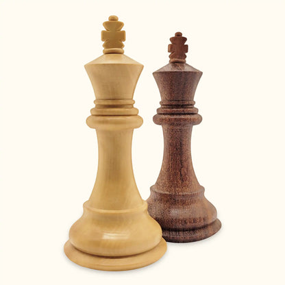 Chess pieces supreme acacia king