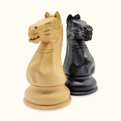 Chess pieces Supreme ebonized knight