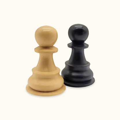 Chess pieces supreme ebonised pawn