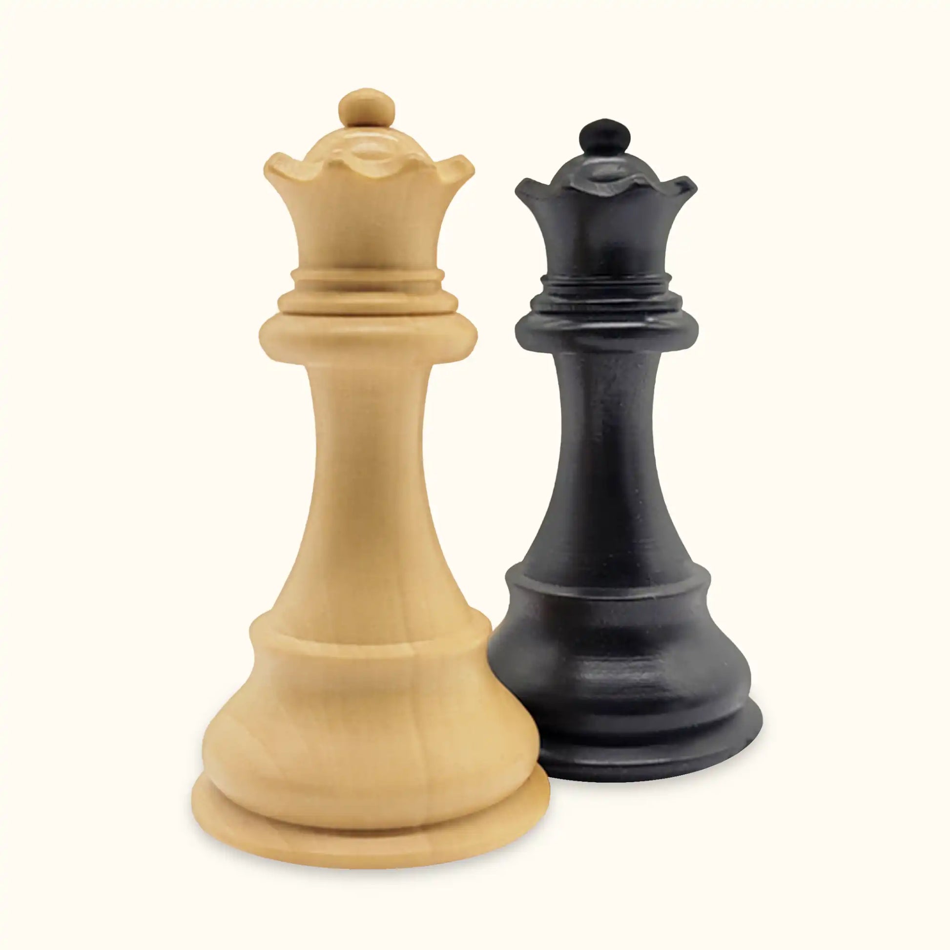 Chess pieces supreme ebonised queen