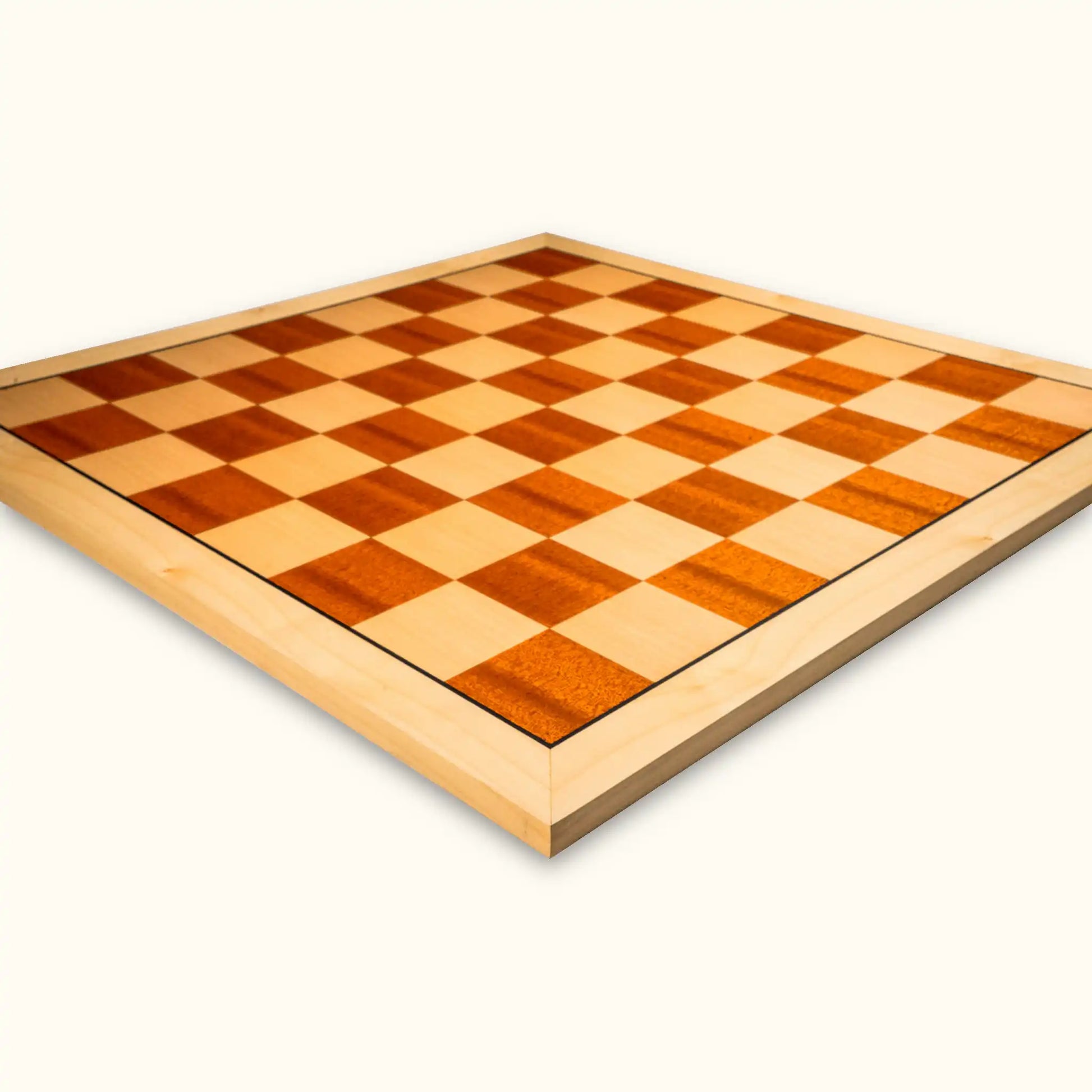 Chessboard Maple Standard 55 mm maple mahogany side view