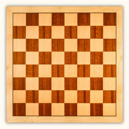 Chessboard Maple Standard 55 mm maple mahogany