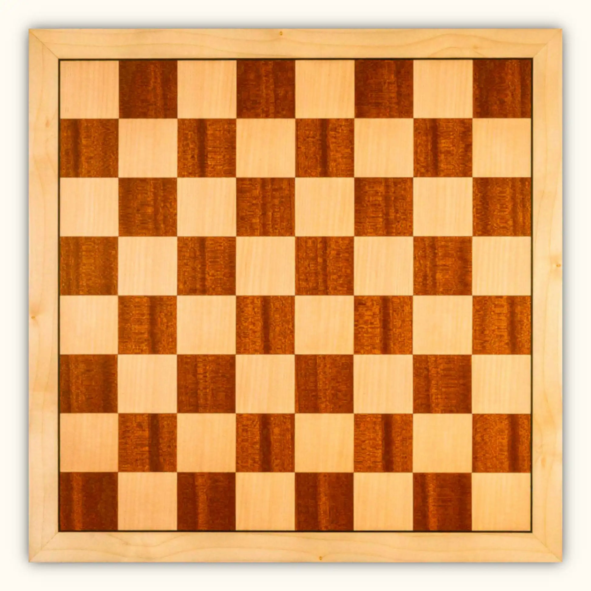 Chessboard Maple Standard 55 mm maple mahogany