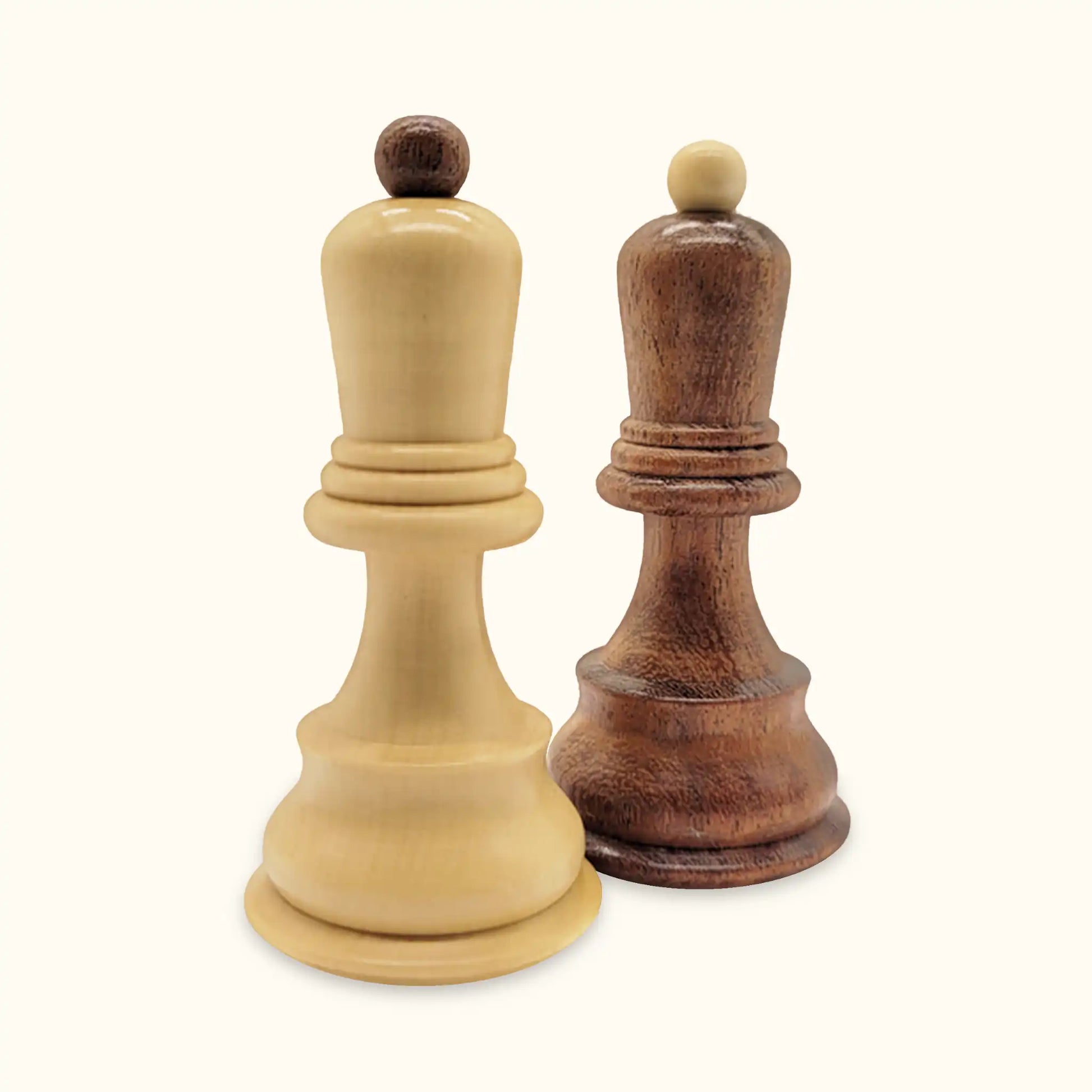 Chess pieces Zagreb acacia bishop
