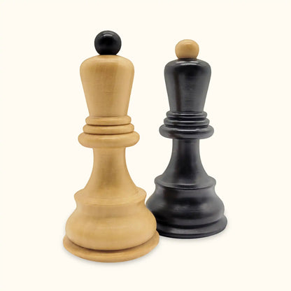 Chess pieces Zagreb ebonized bishop