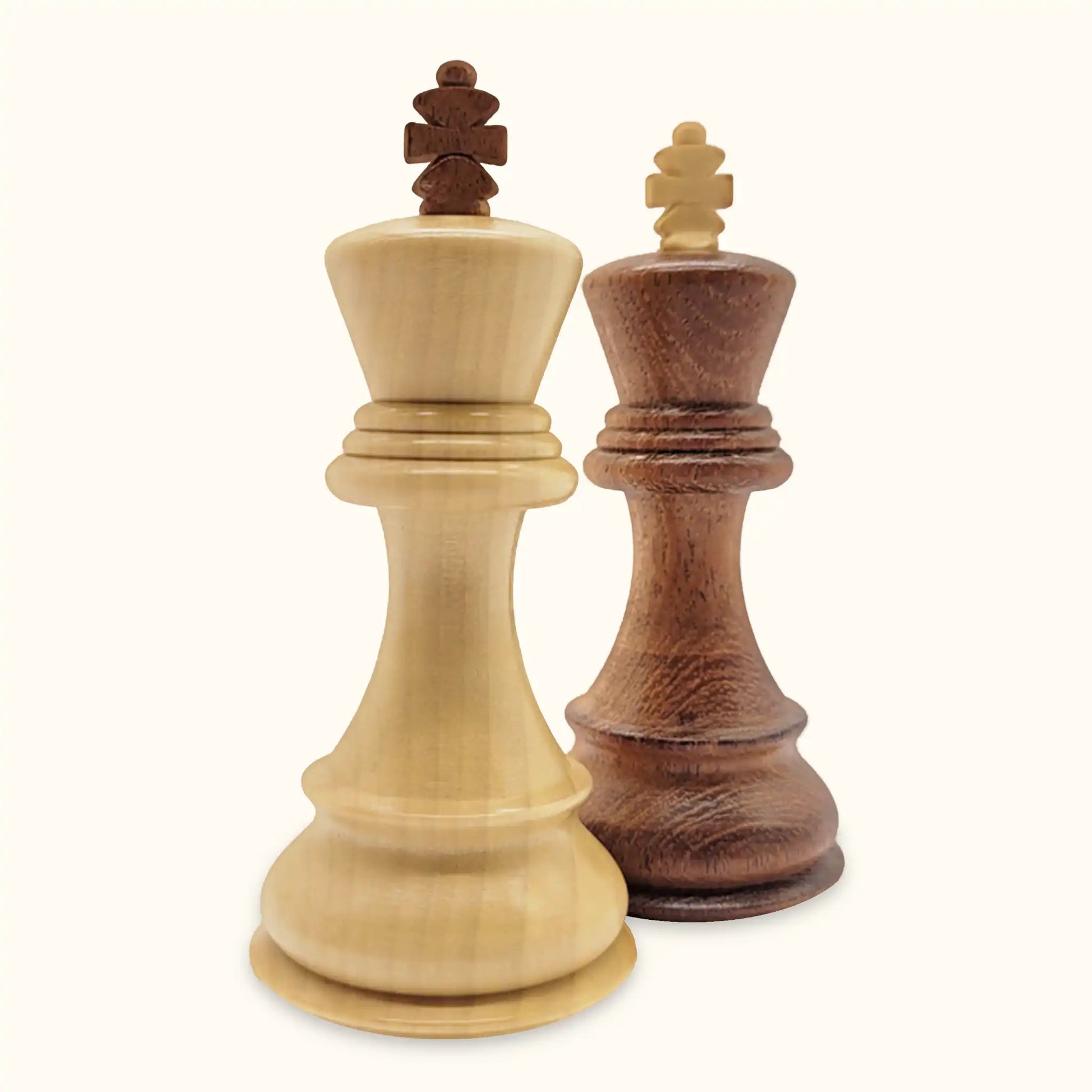 Chess pieces Zagreb acacia king