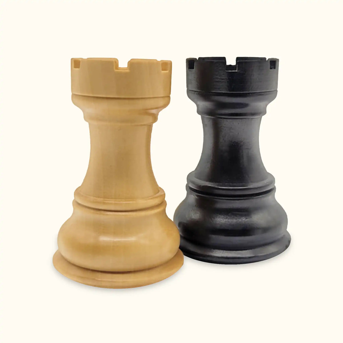 Set Solo Pezzi Scacchi In Legno Ebanizzato - Serie Zagabria Russa 3,9" (59') - Pesati, Torneo - Foto 1